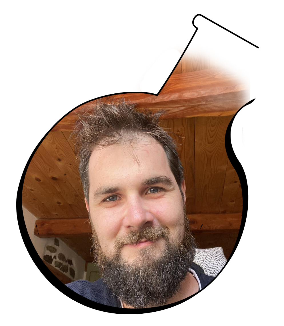 Sc·EYE·nce Illustrations | About the main artist - that is a picture of Benjamin Large, Sc·EYE·nce main artist